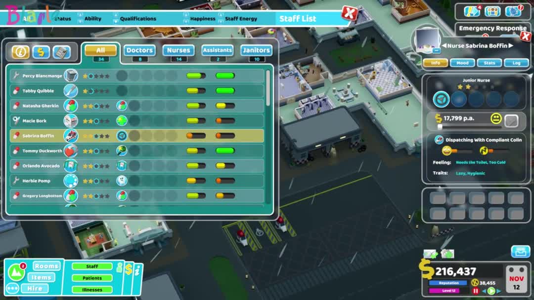  Two Point Hospital #349 - Kidney Shake (Ailing )

