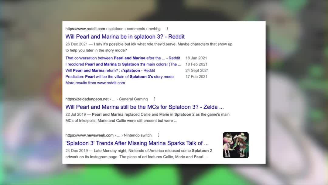 No Pearl and Marina in Splatoon 3?

