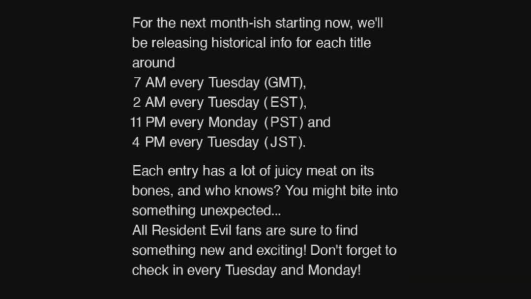 resident evil game will soon announce new information and leaks

