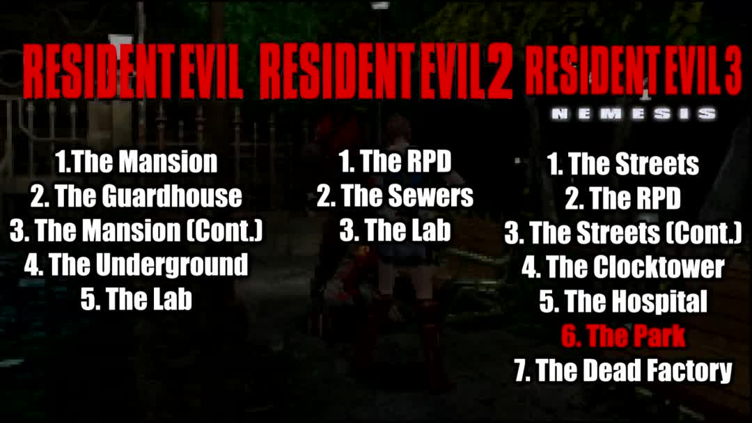 resident evil3: original and remake

