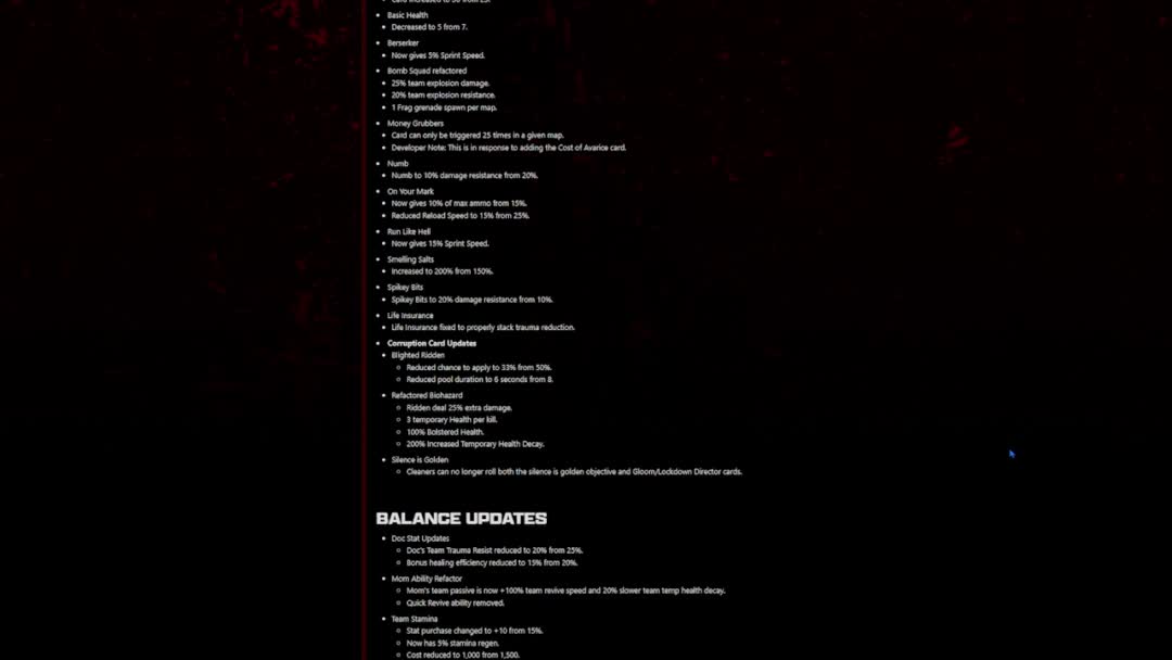 New back 4 blood update patch notes (April 2022) Tunnels Of Terror DLC

