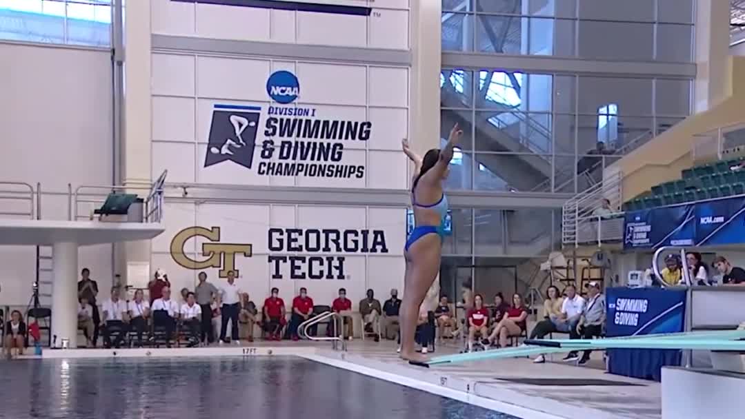 A Closer Look: 2022 NCAA Women's Diving 1m Board Final


