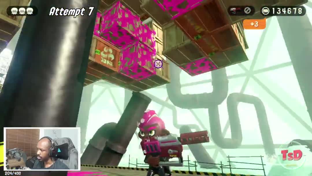 The hardest level in the Splatoon 2 Octo expansion....

