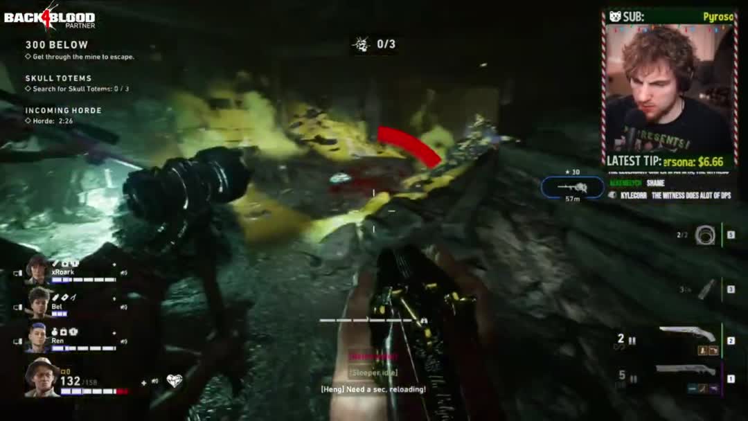 back 4 blood of the tunnel of terror DLC in the * new * tunnel (under 300) of no hope difficulty

