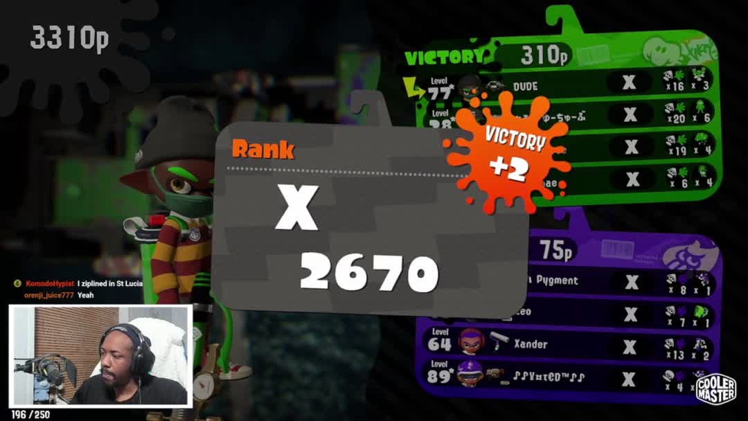The stark reality of the highly ranked Splatoon...


